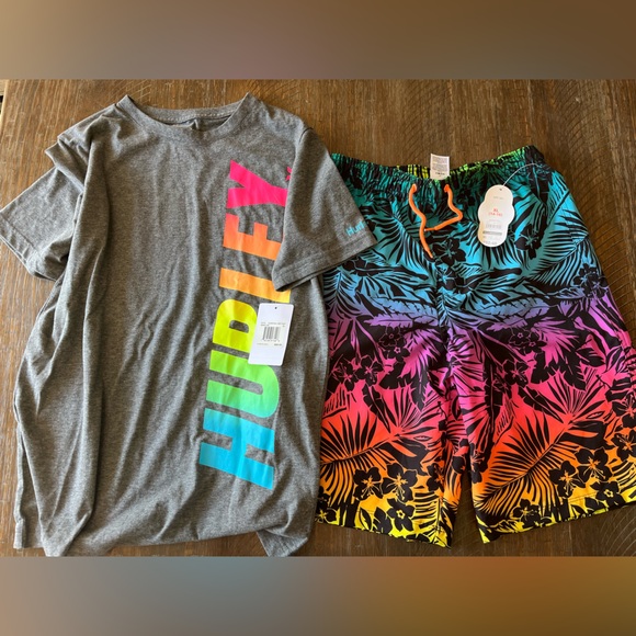 Under armour shorts Hurley shirt - Picture 2 of 8